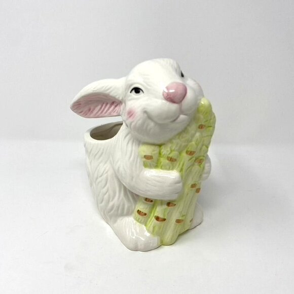 Target Easter Bunny Asparagus Planter Candy Treat Dish - Picture 1 of 5
